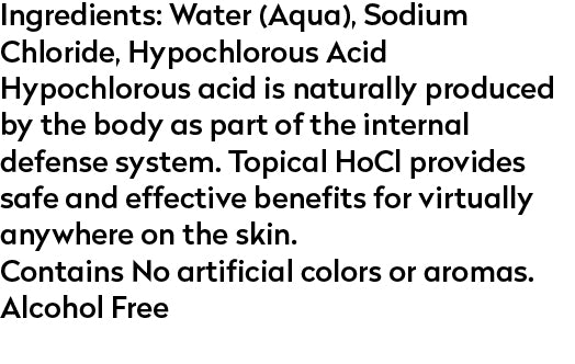 Hypochlorous acid (HOCL)